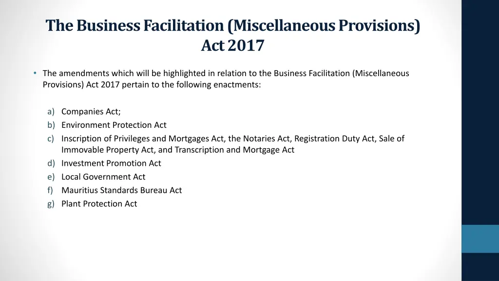 the business facilitation miscellaneous 1