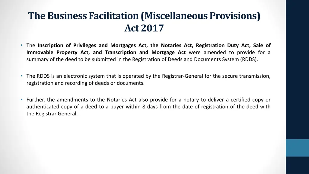 the business facilitation miscellaneous 3