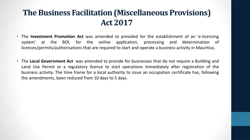 the business facilitation miscellaneous 4
