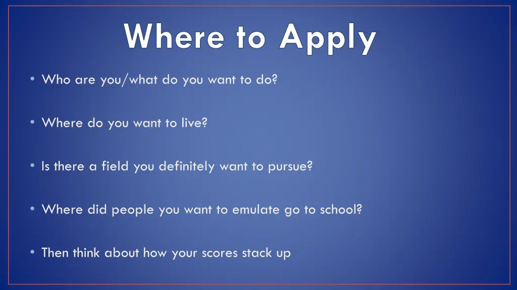 where to apply