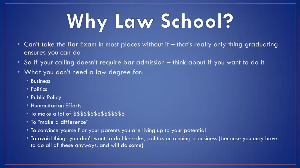 why law school