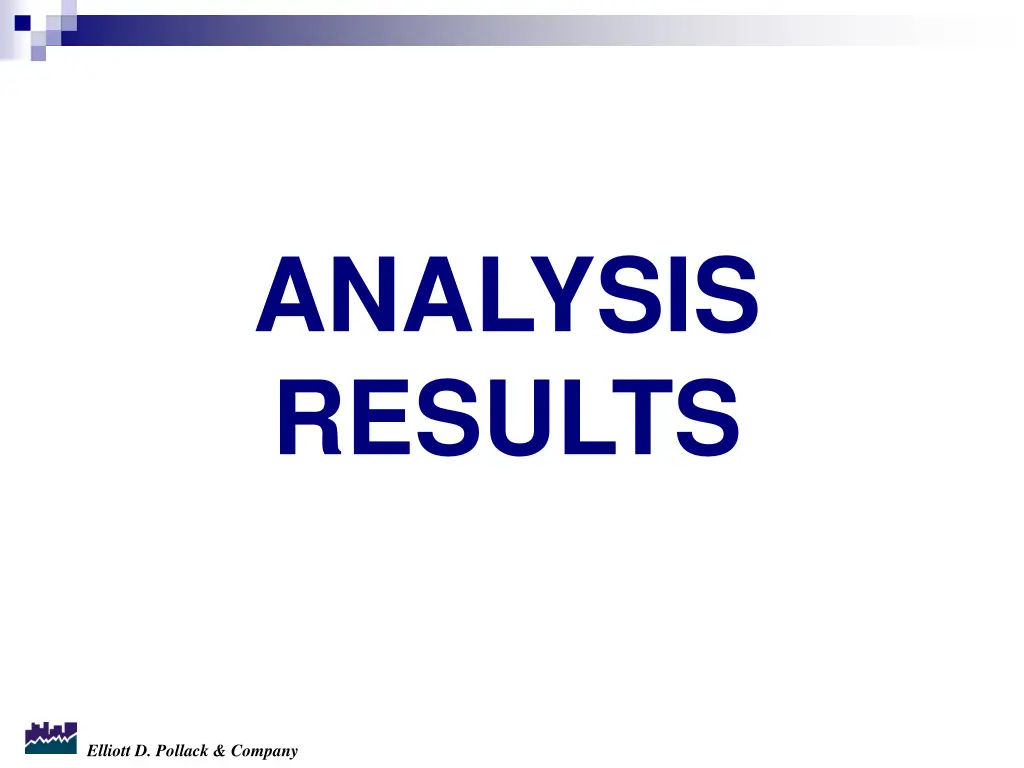 analysis results