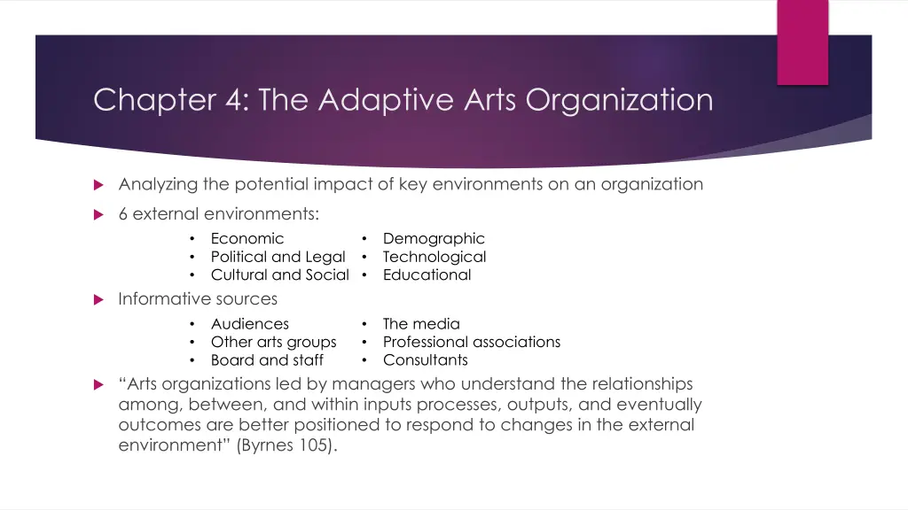chapter 4 the adaptive arts organization