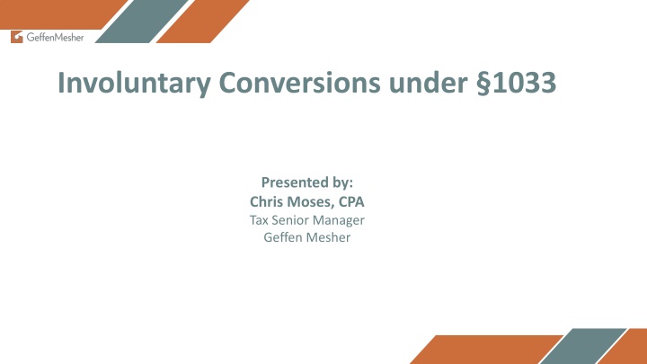 involuntary conversions under 1033