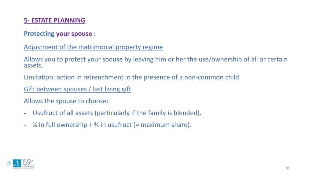 5 estate planning