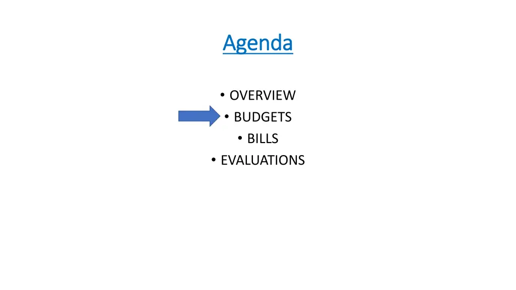 agenda agenda 1
