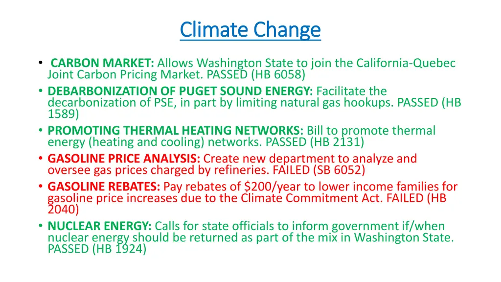 climate change climate change