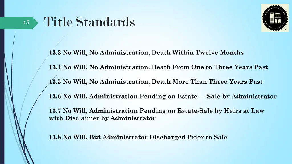 title standards