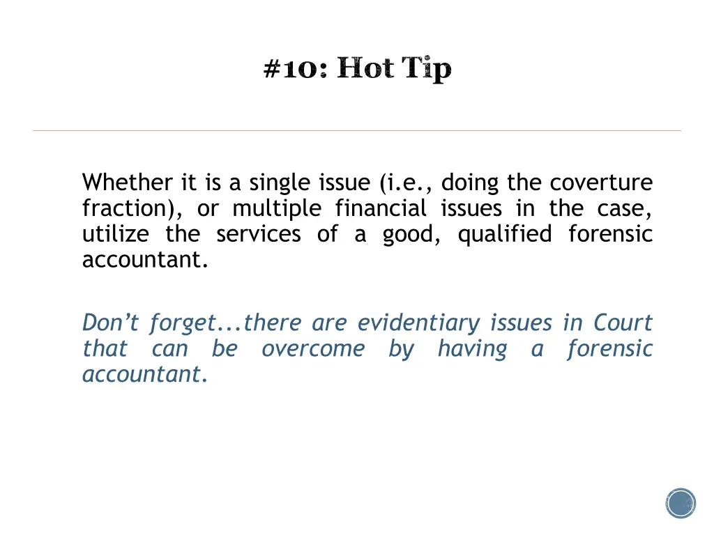 10 hot tip
