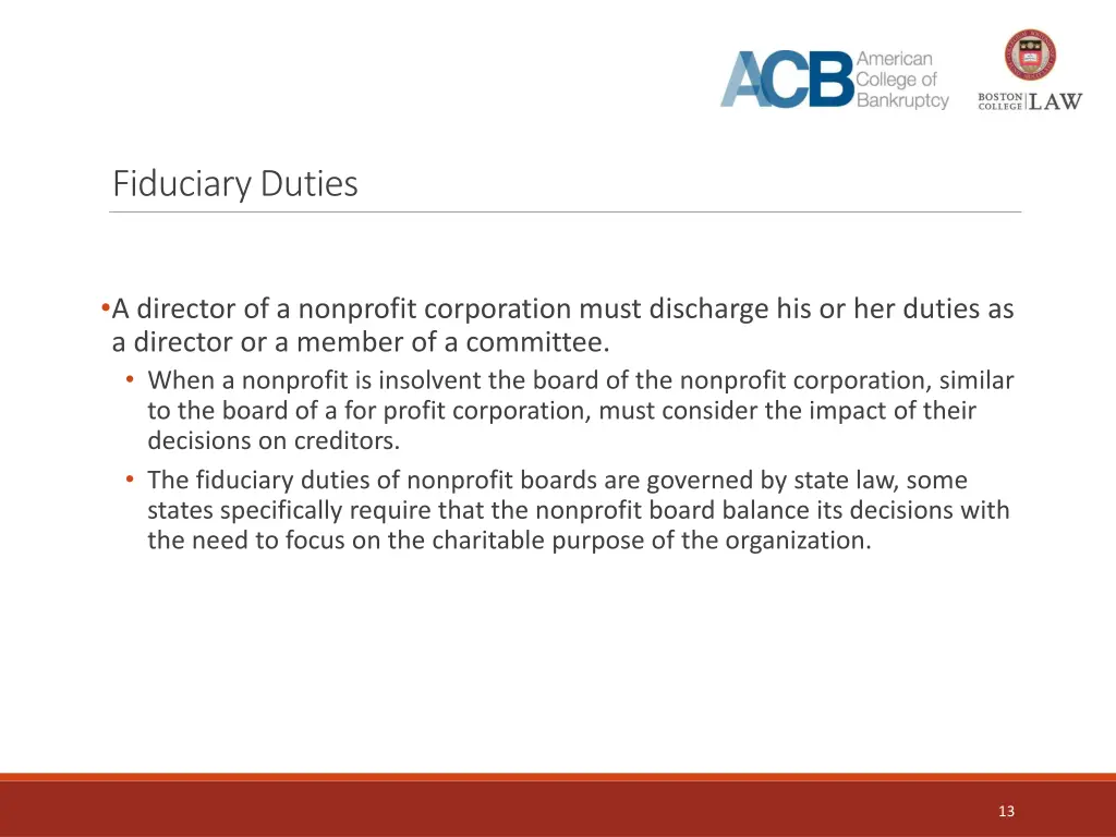 fiduciary duties