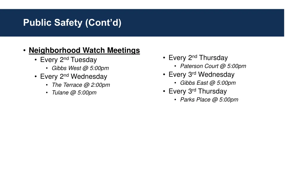 public safety cont d