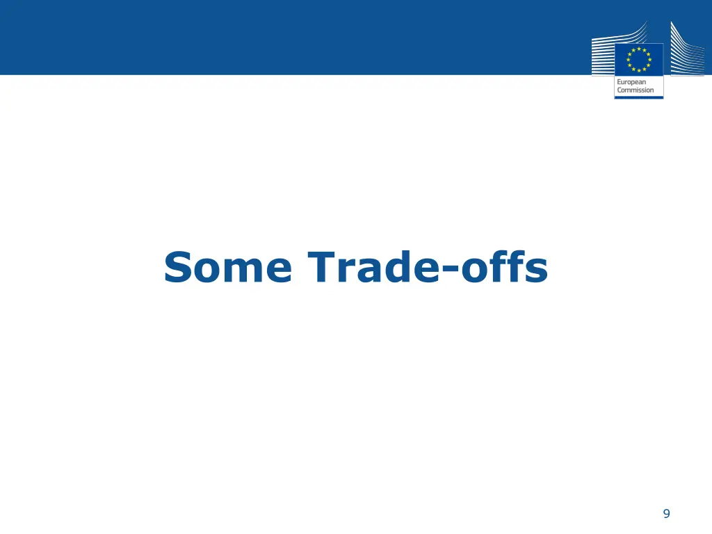 some trade offs