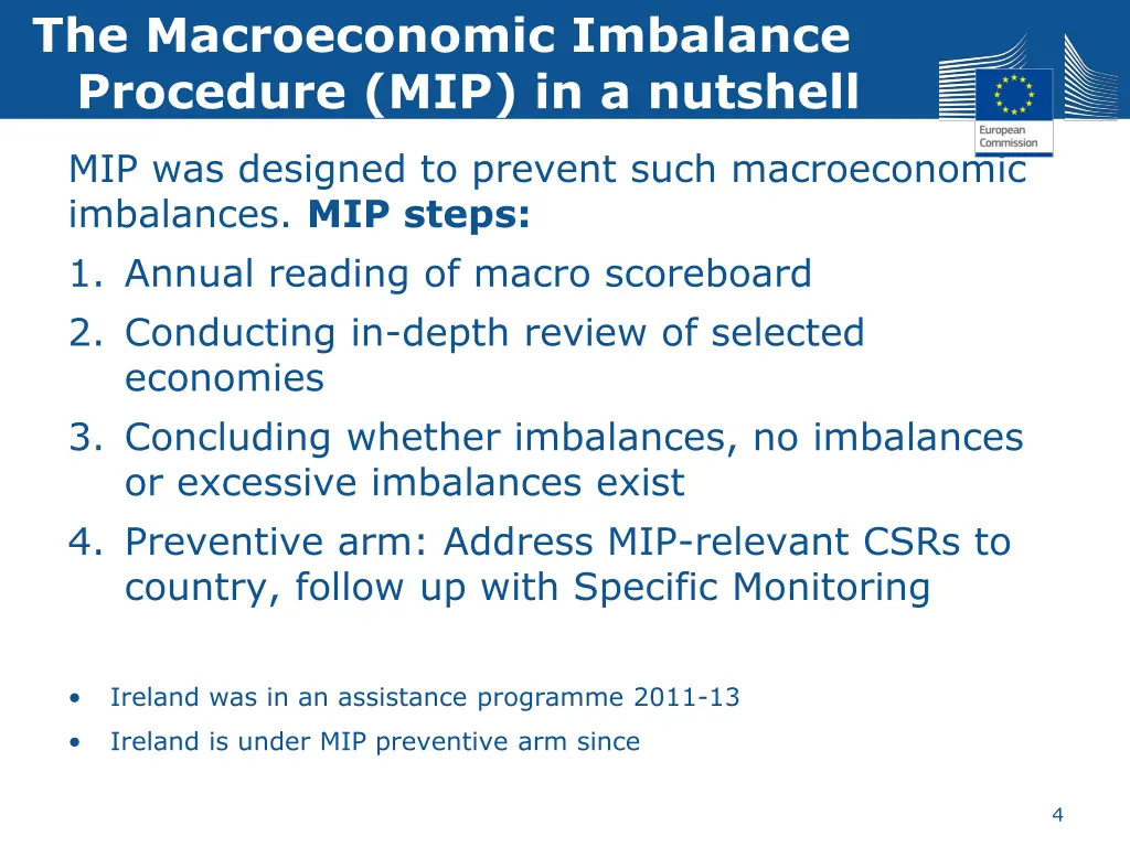 the macroeconomic imbalance procedure