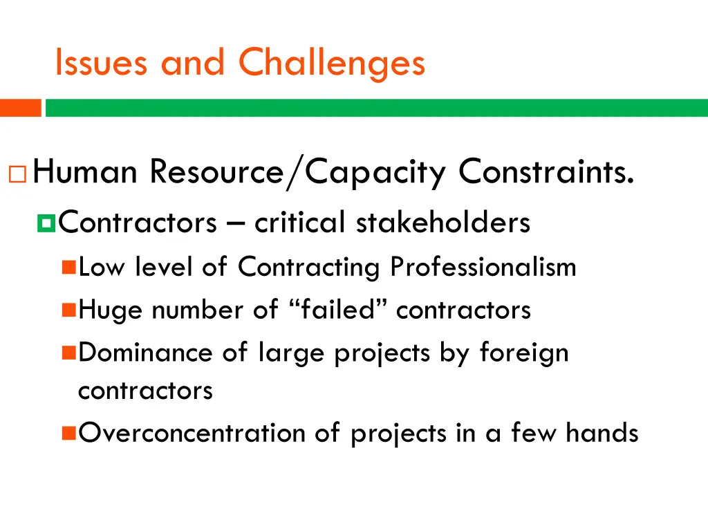 issues and challenges 7