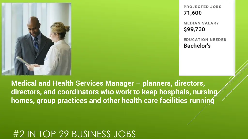 medical and health services manager planners