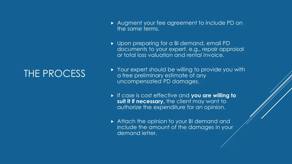 augment your fee agreement to include