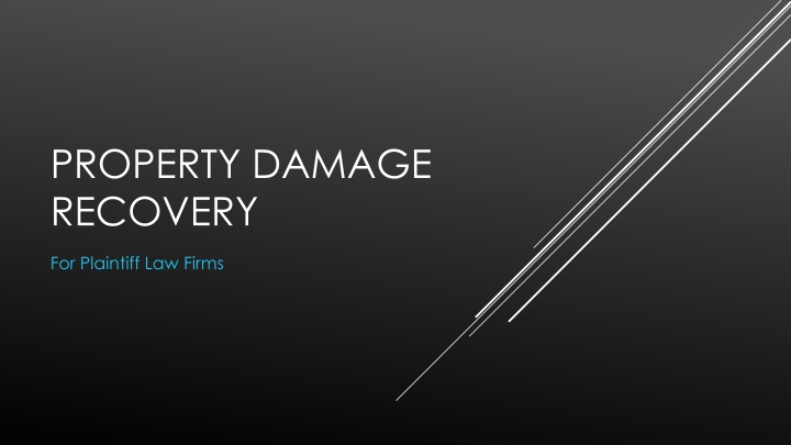 property damage recovery