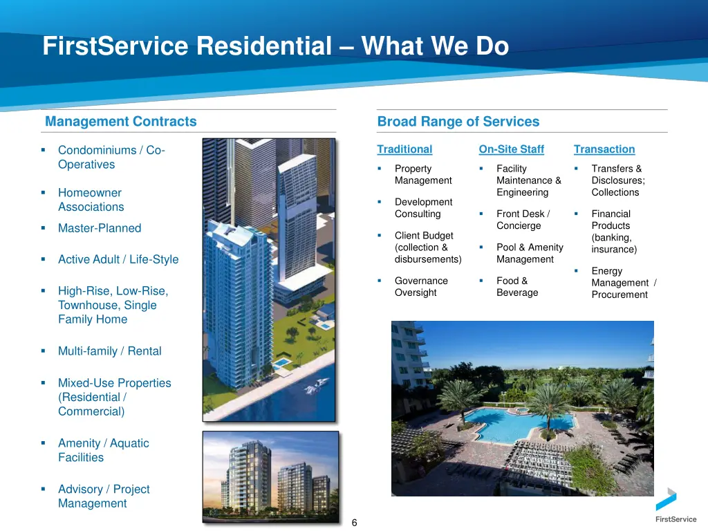 firstservice residential what we do