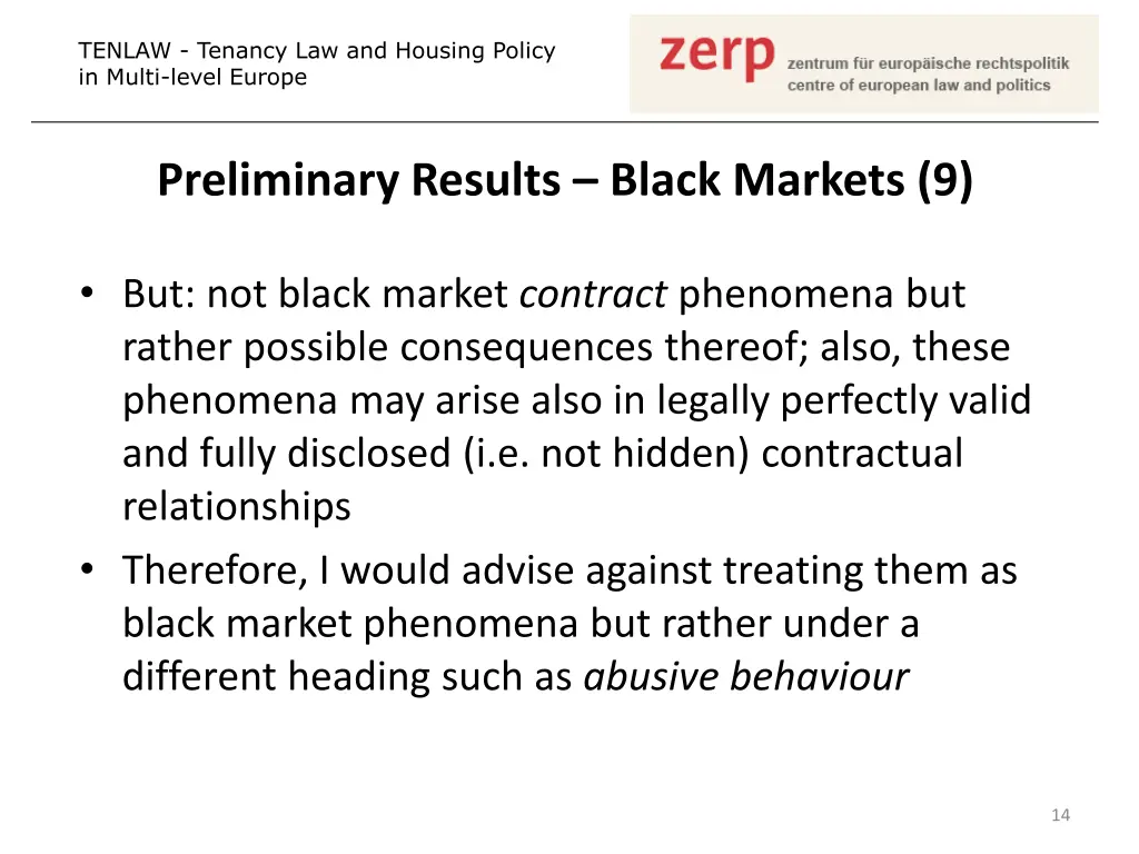 tenlaw tenancy law and housing policy in multi 12