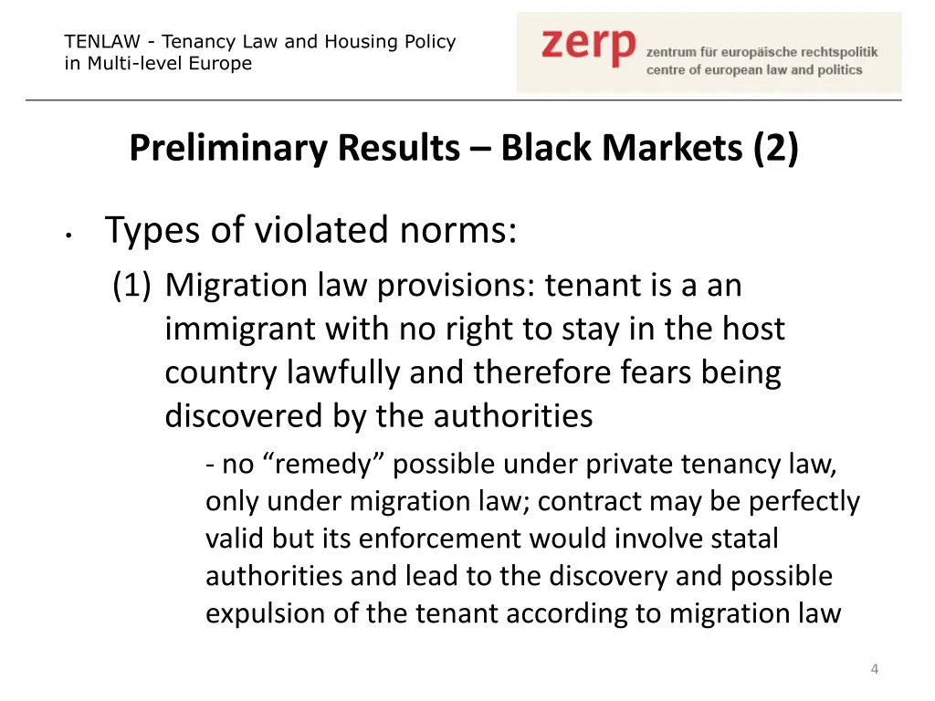 tenlaw tenancy law and housing policy in multi 2