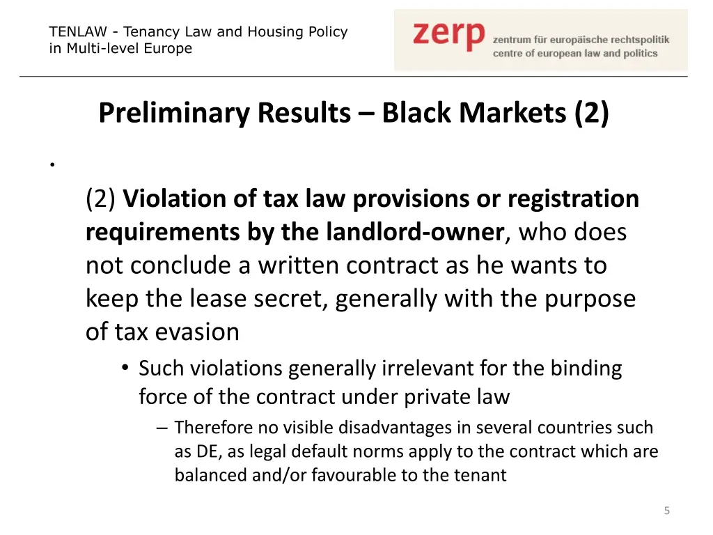tenlaw tenancy law and housing policy in multi 3