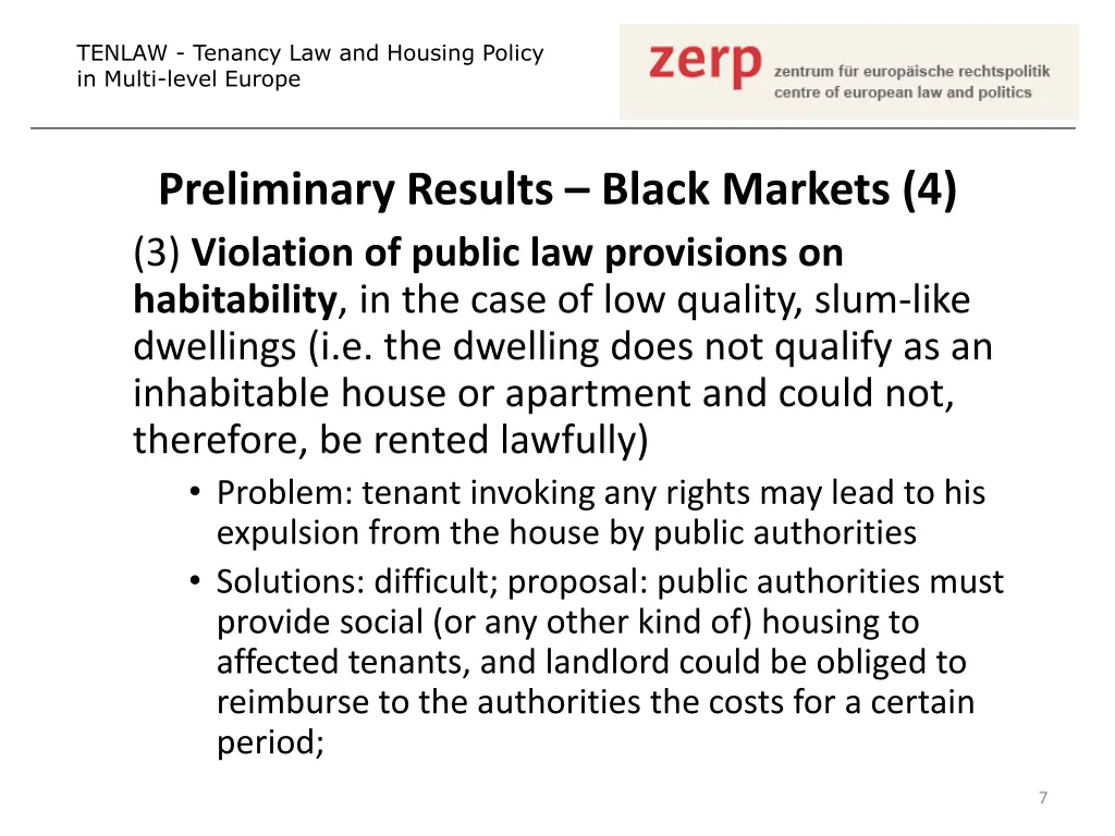 tenlaw tenancy law and housing policy in multi 5