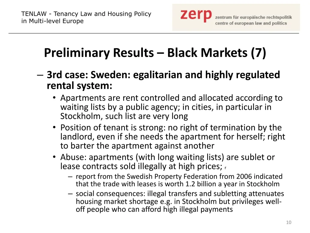 tenlaw tenancy law and housing policy in multi 8