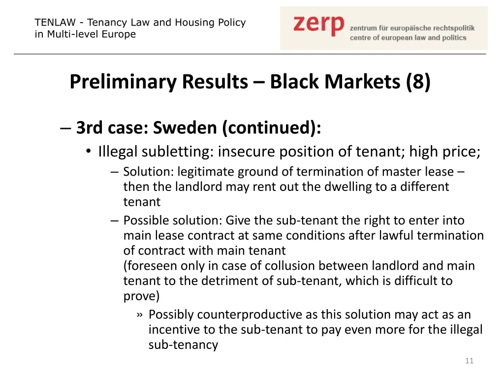 tenlaw tenancy law and housing policy in multi 9