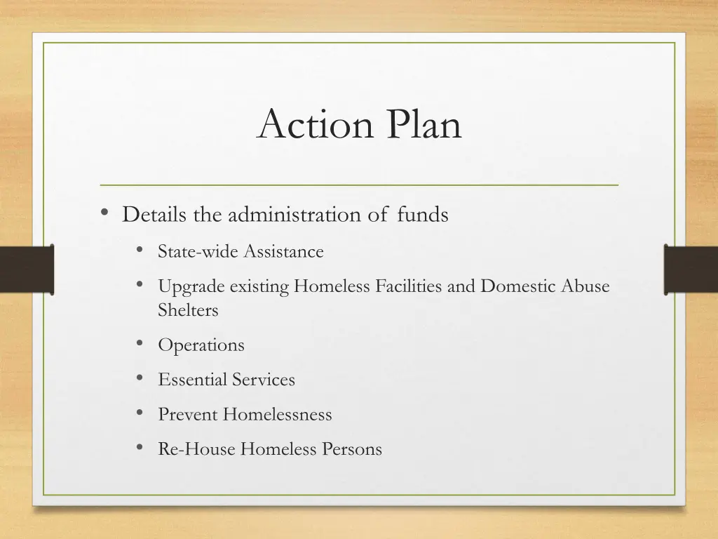 action plan