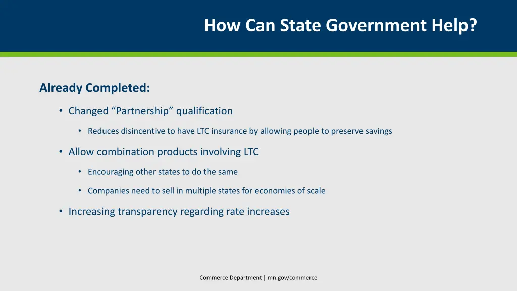 how can state government help 1