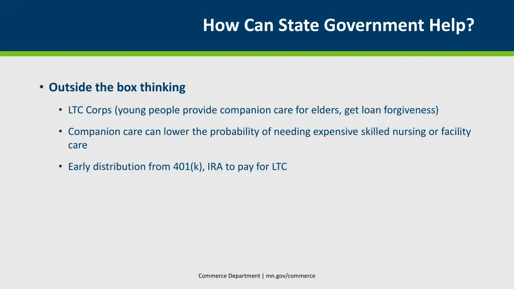 how can state government help 3