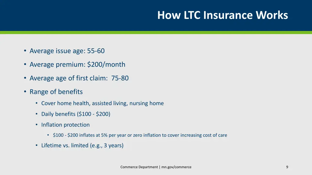 how ltc insurance works