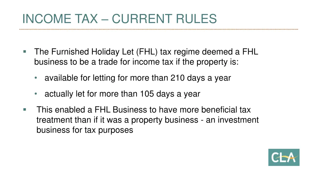 income tax current rules