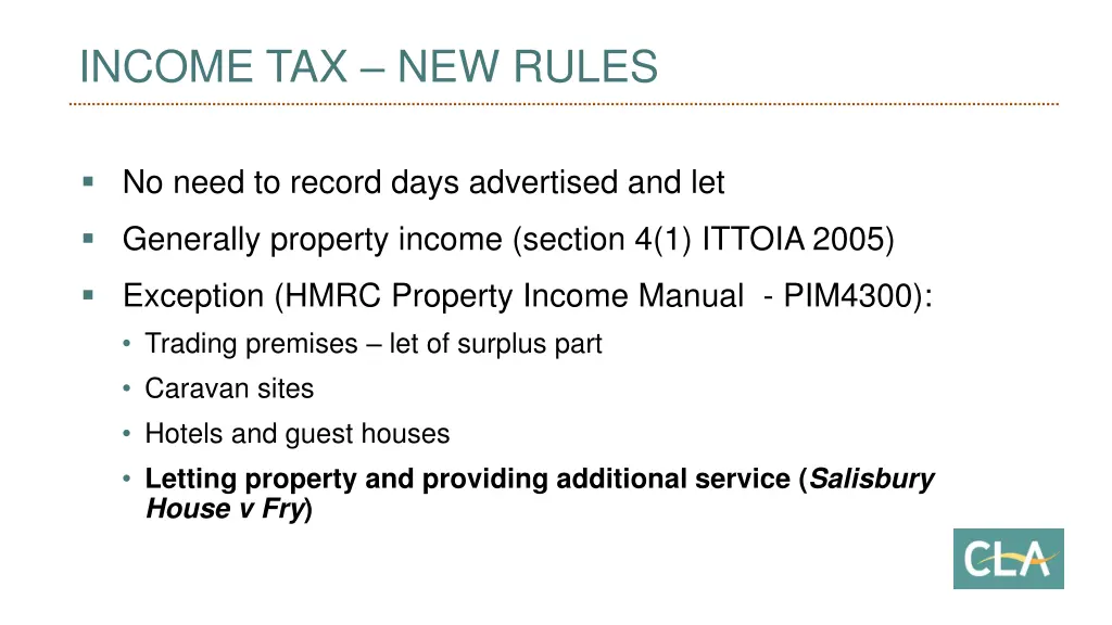 income tax new rules