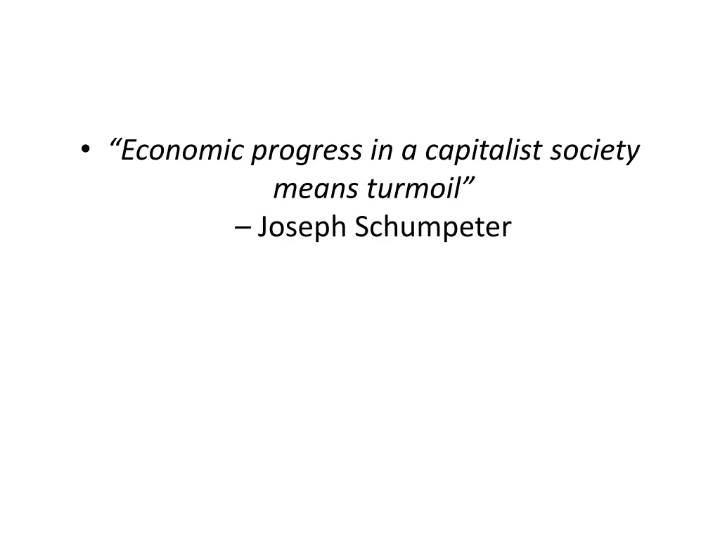 economic progress in a capitalist society means