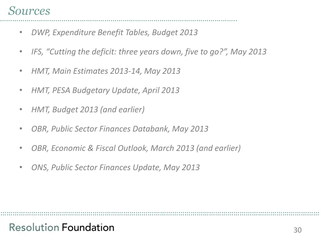 sources dwp expenditure benefit tables budget 2013