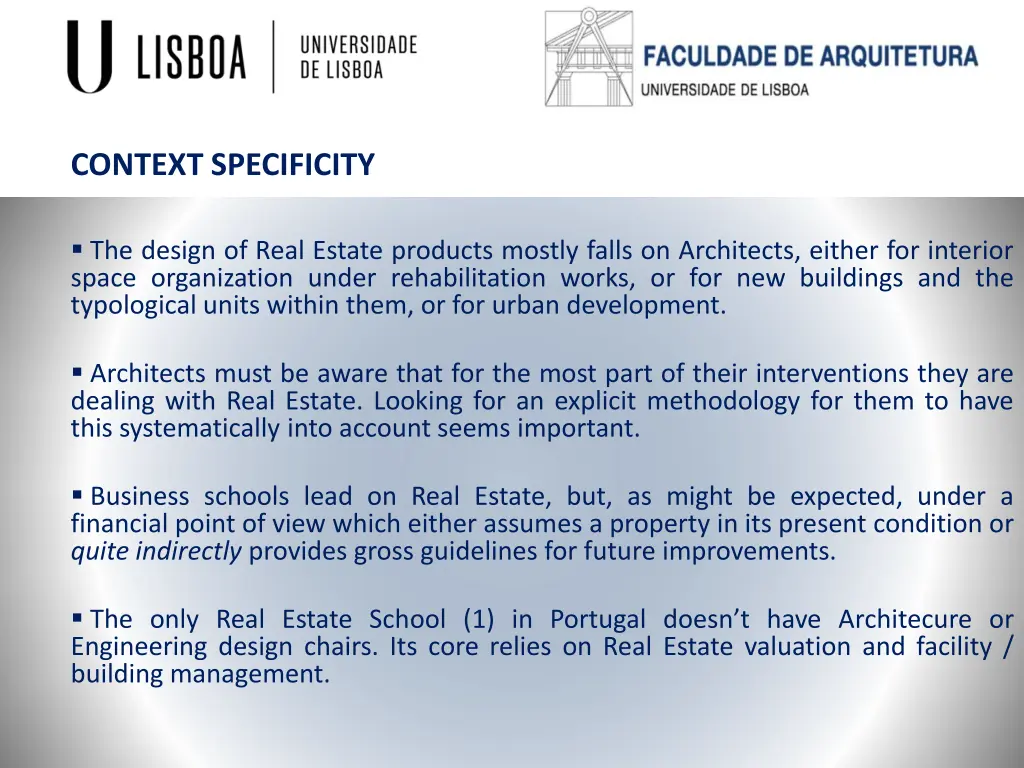 context specificity