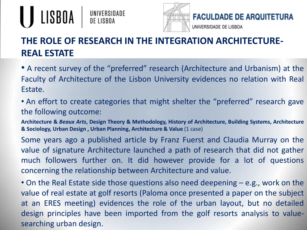 the role of research in the integration