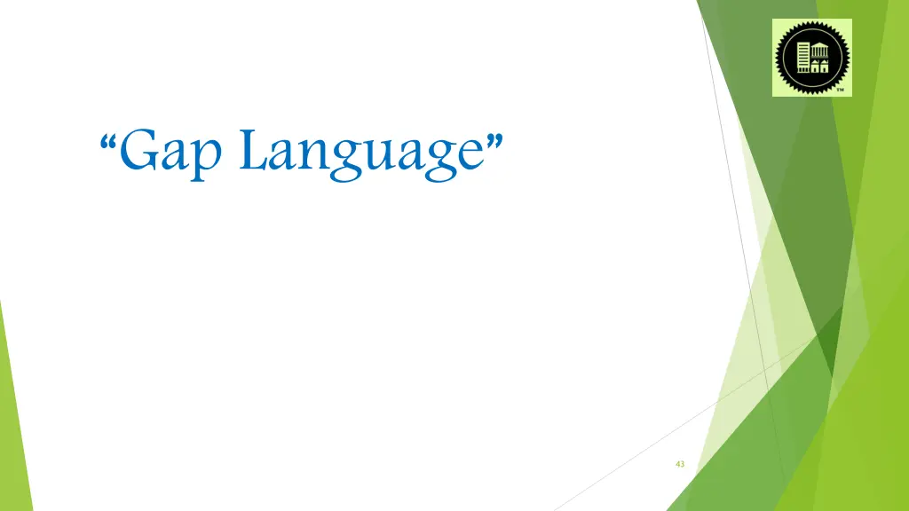 gap language