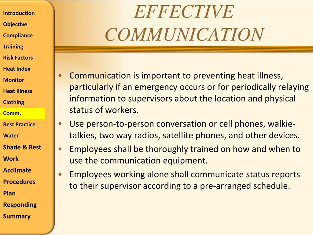 effective communication