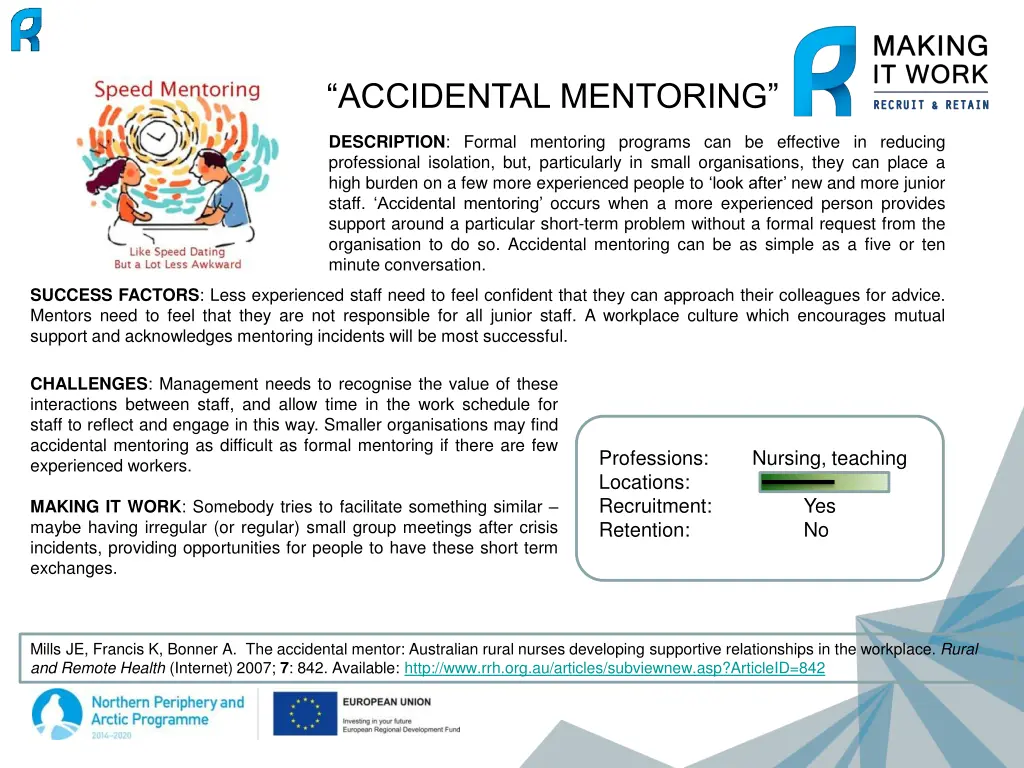 accidental mentoring