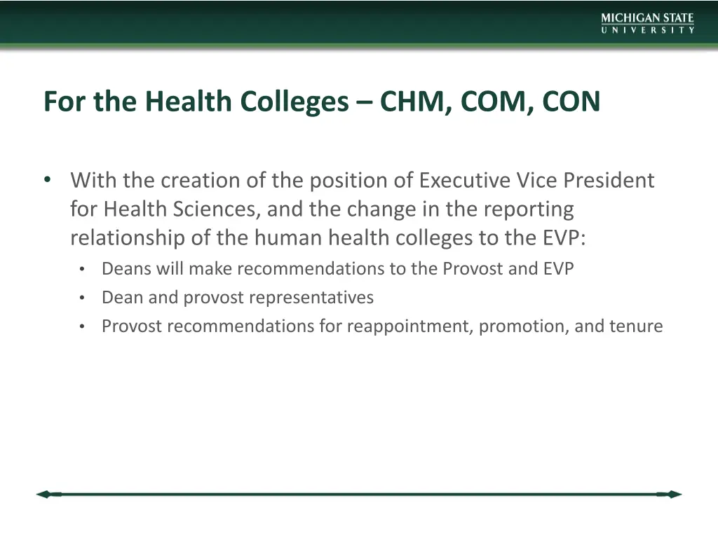 for the health colleges chm com con