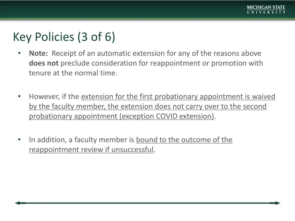 key policies 3 of 6