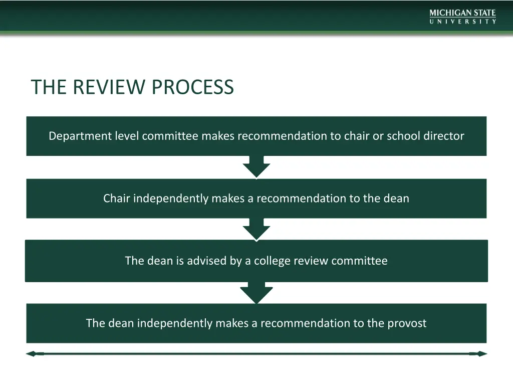 the review process