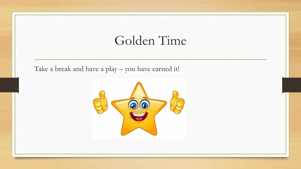 golden time