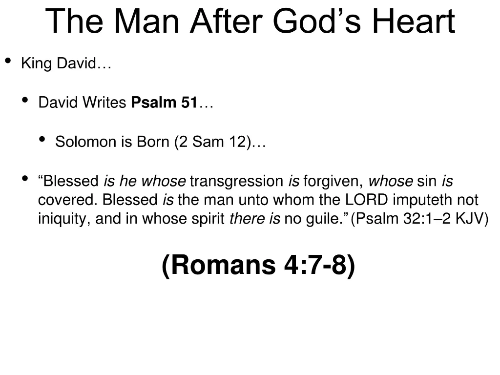 the man after god s heart king david 11