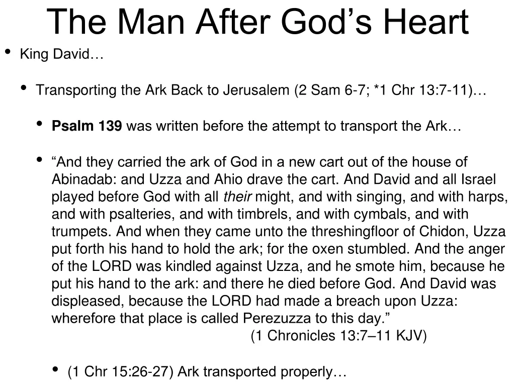 the man after god s heart king david 3