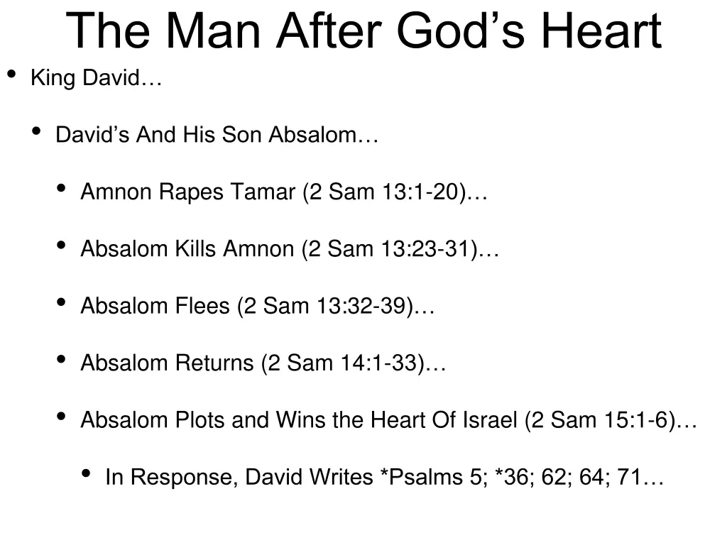 the man after god s heart king david 5