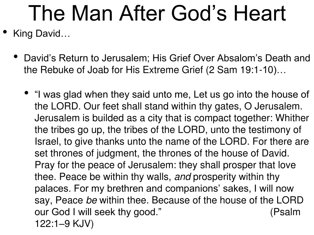 the man after god s heart king david 6