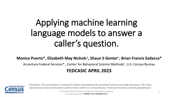 applying machine learning applying machine